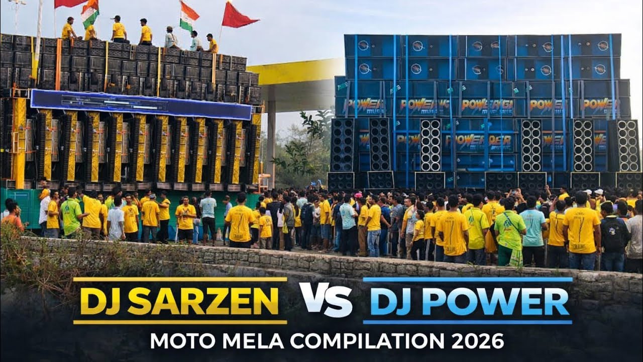 Dj Sarzen Vs Dj Pawar Music Compitition Moto Mela 🔥 Live ❤️