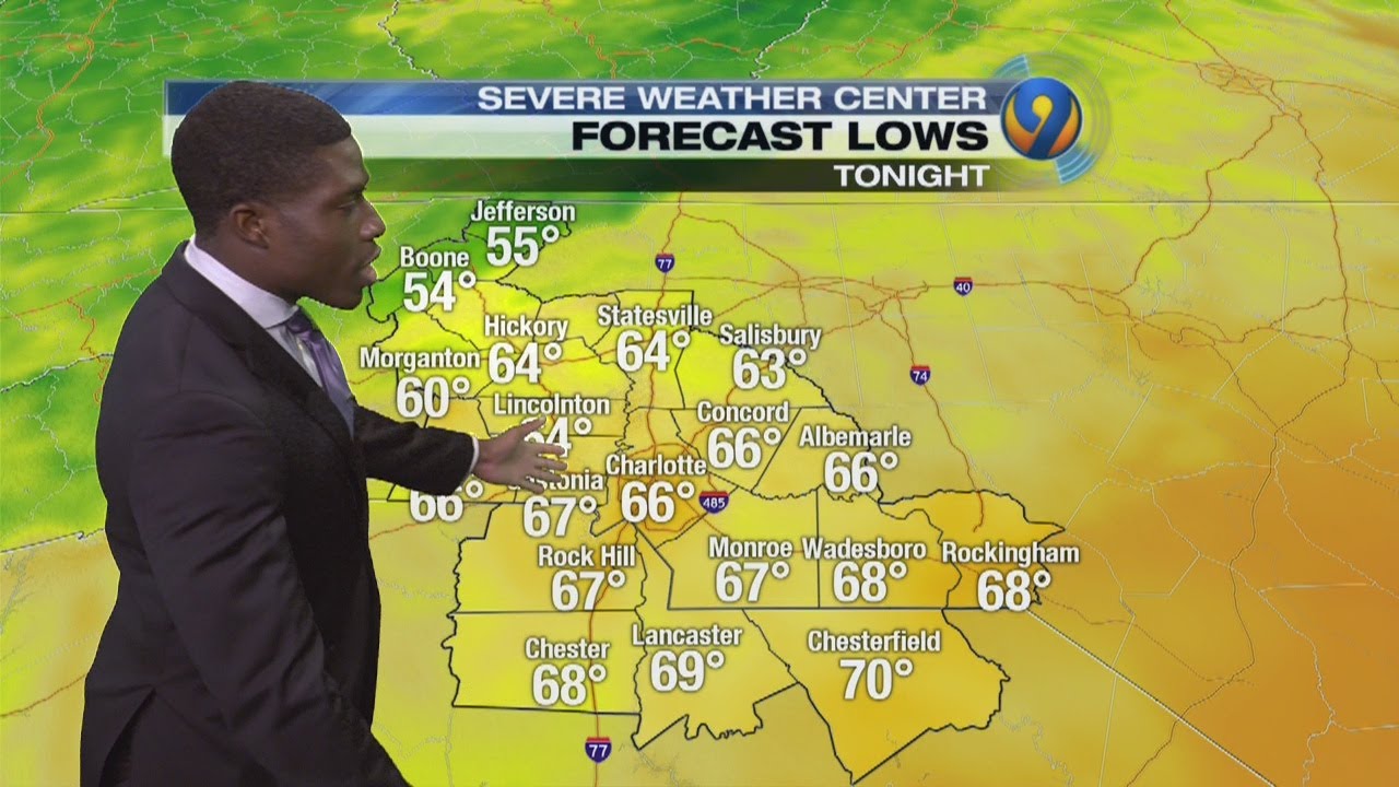 Saturday night's forecast update with Meteorologist Tony Sadiku
