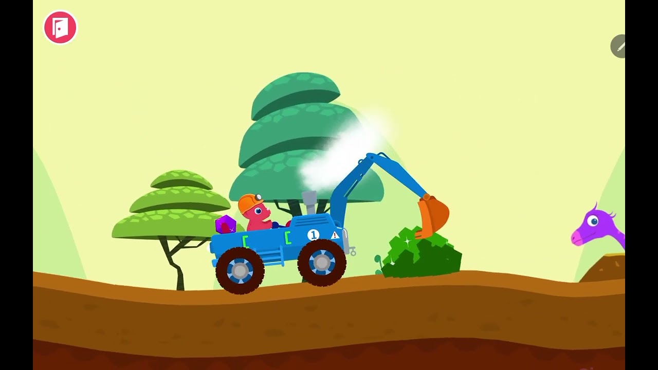 Dinosaur digger играет Вовчик