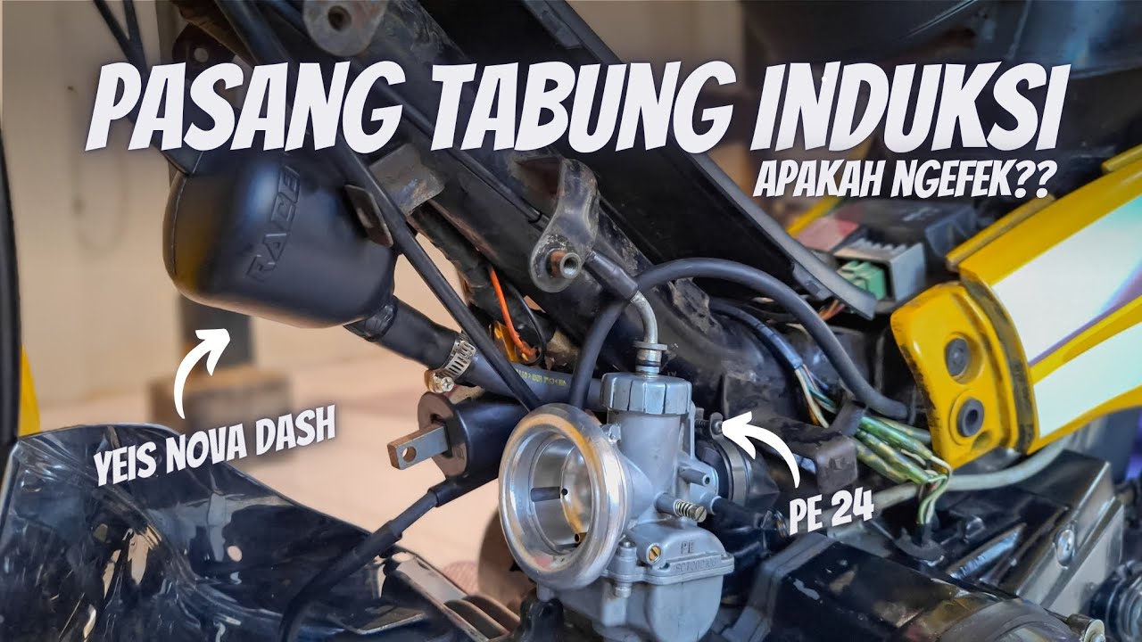 PASANG TABUNG YEIS NOVA DASH PADA INTAKE STD F1ZR❗️