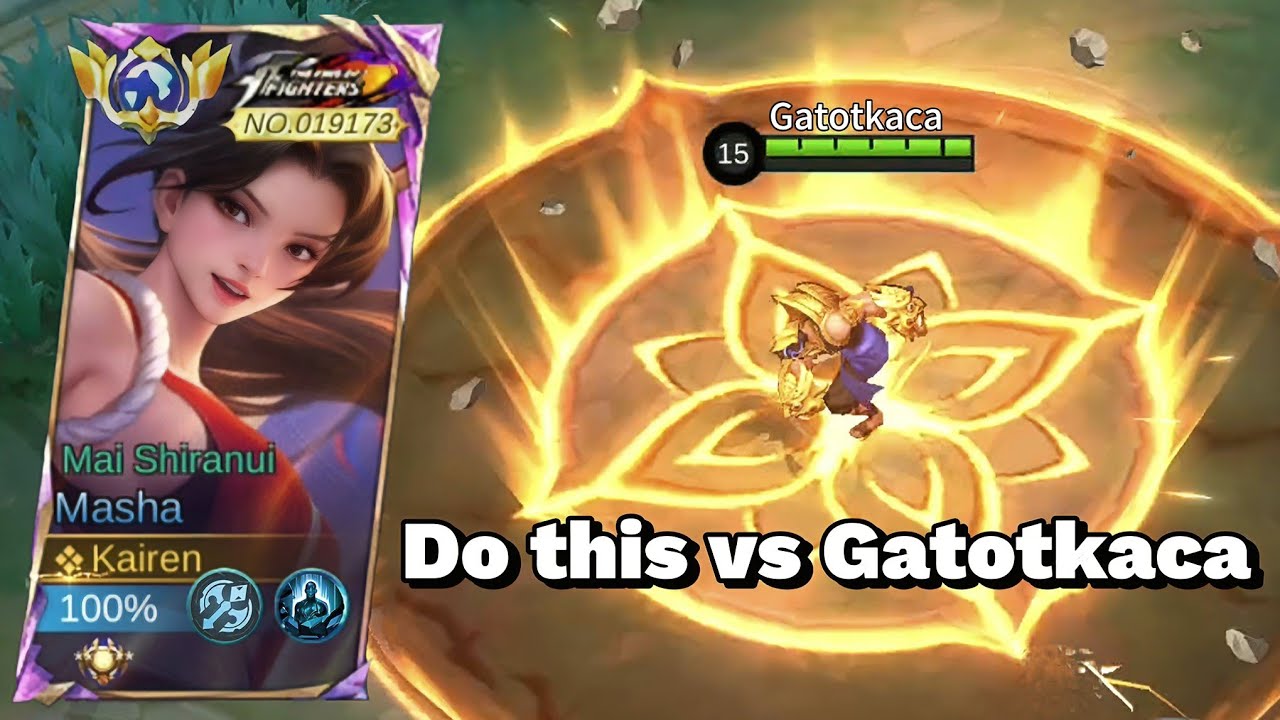 MASHA CAN'T WIN EXP LANE VS GATOTKACA? | GLOBAL MASHA SECRET BUILD - MLBB