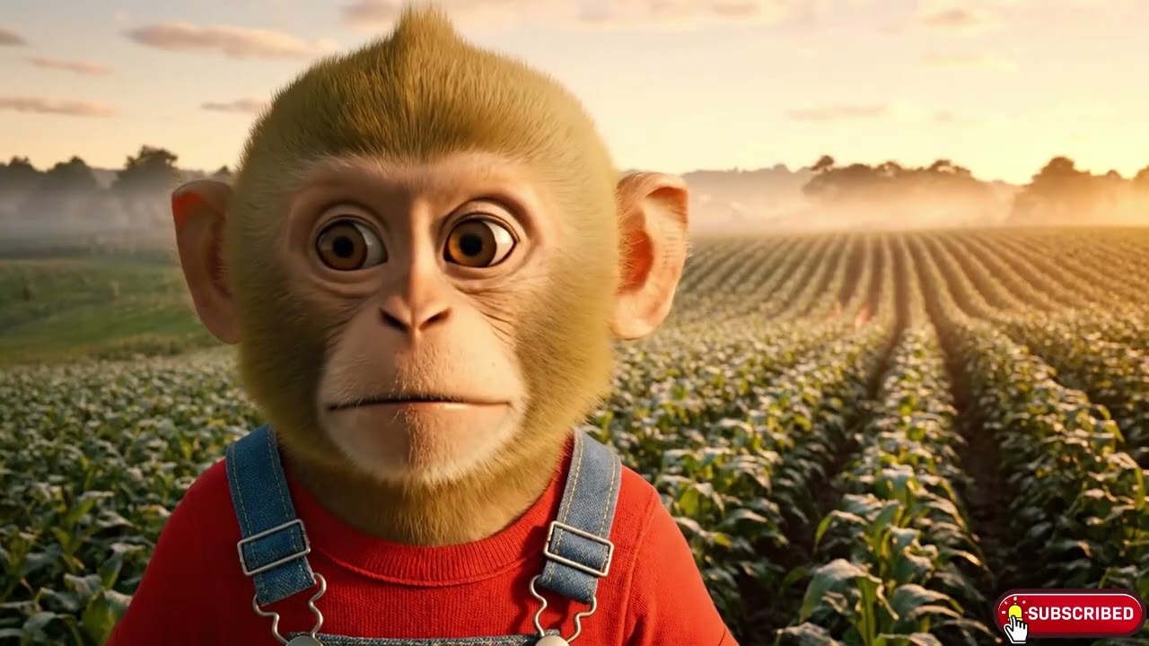 Monkey Milo Harvest Turns Into CHAOS—A Thief Falls From a Tree, His Smart Move Shocks Everyone!