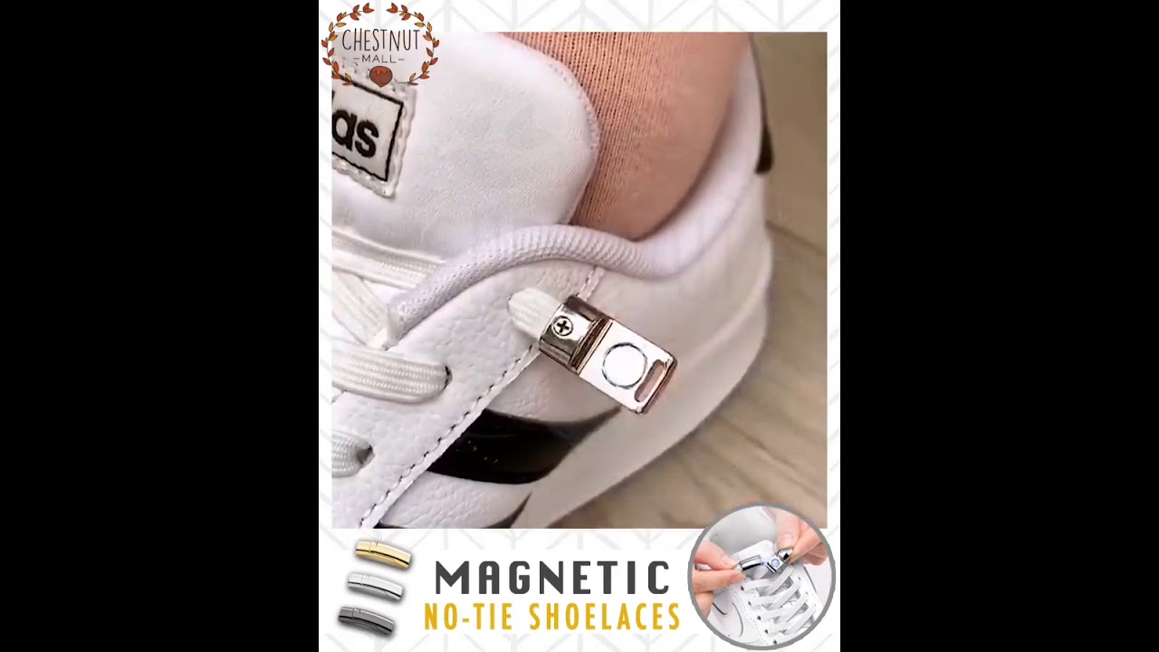 Magnetic No-Tie Shoelaces