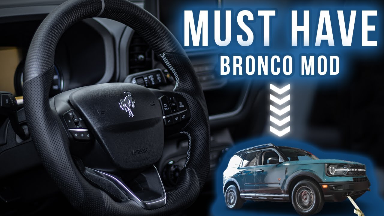Your BRONCO SPORT Needs This Upgrade // VR Carbon Fiber Steering Wheel