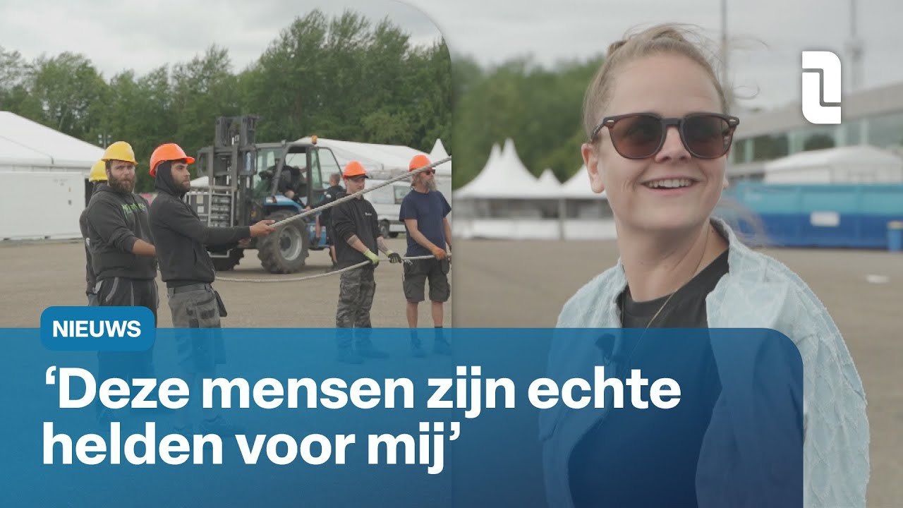 6000 mensen werken aan voorbereidingen voor Pinkpop: 'Echte helden' | L1 Nieuws