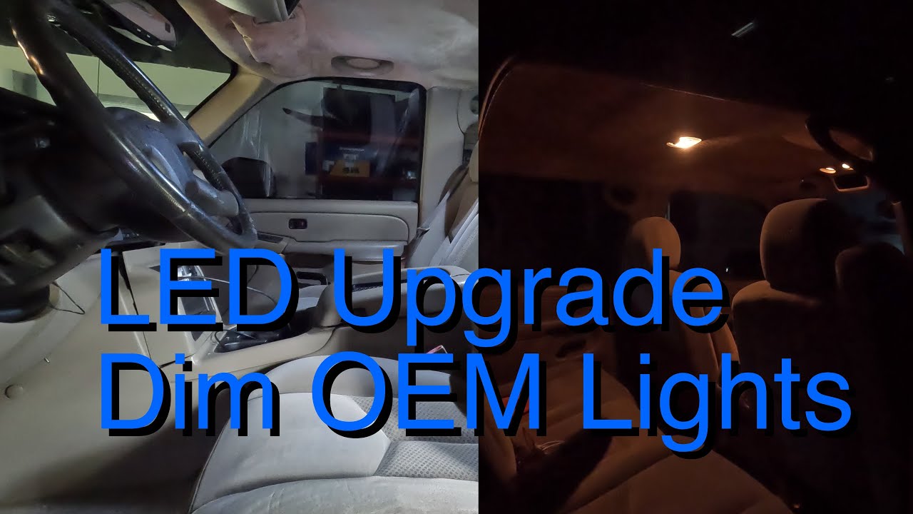 Upgrade Old Dim Interior Lights in Chevy Silverado to New Bright LEDs!