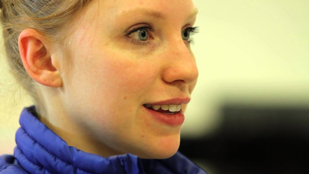 In the shoes of a ballerina