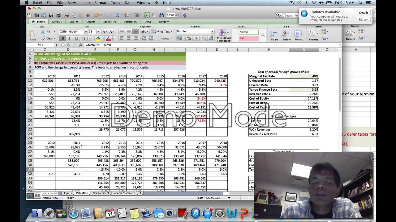Valuation Tools Webcast #8: Terminal Value
