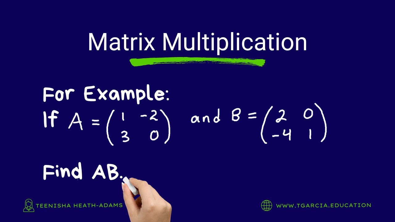Matrix Multiplication: How to multiply 2x2 Matrices