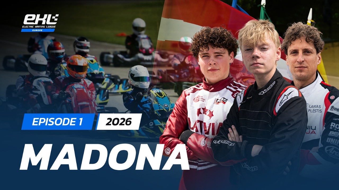 European Electric Karting League 2026 - EPISODE 1 | Blue Shock Race | Madona, Latvia