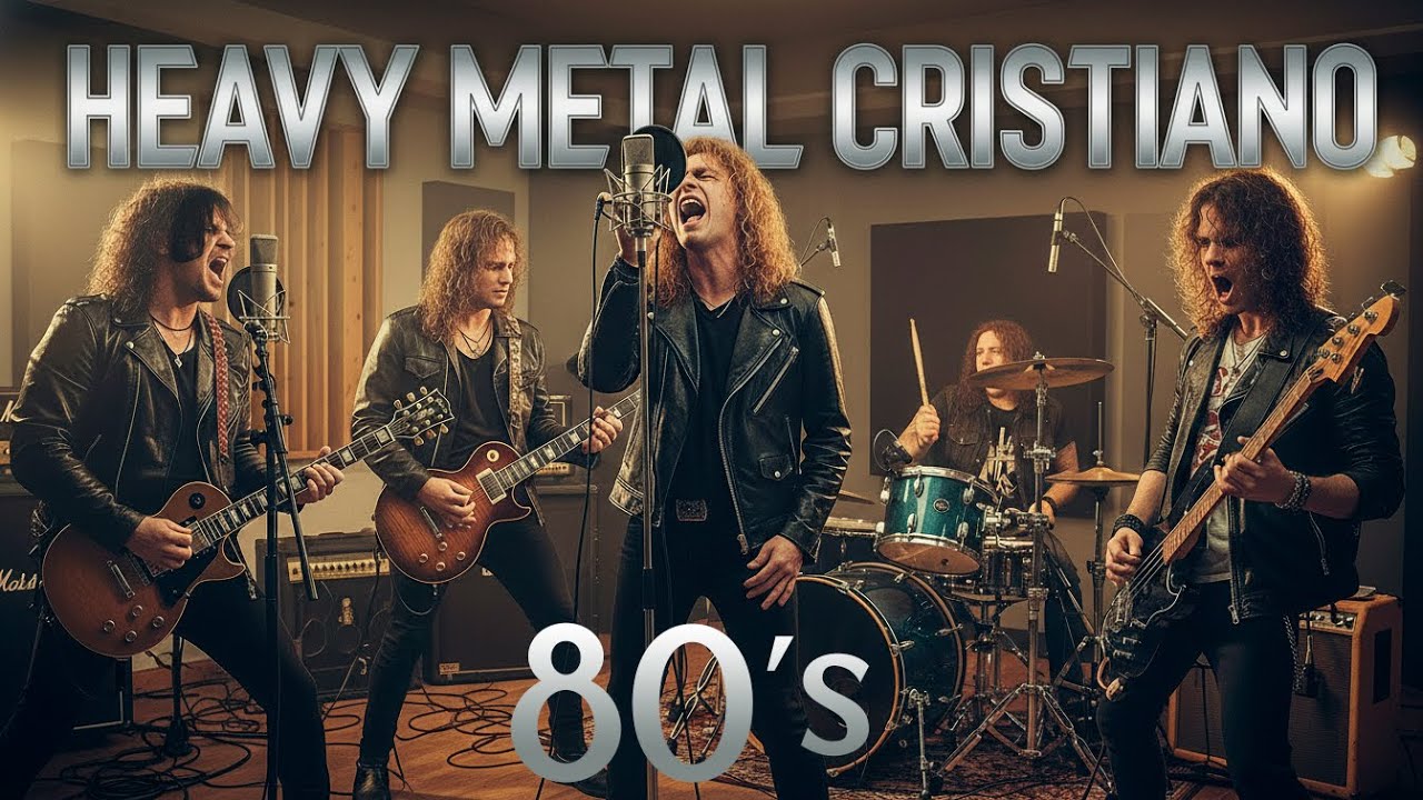 🔥 “Himnos Clásicos en Heavy Metal  80's ⚡ Adoración con Poder”