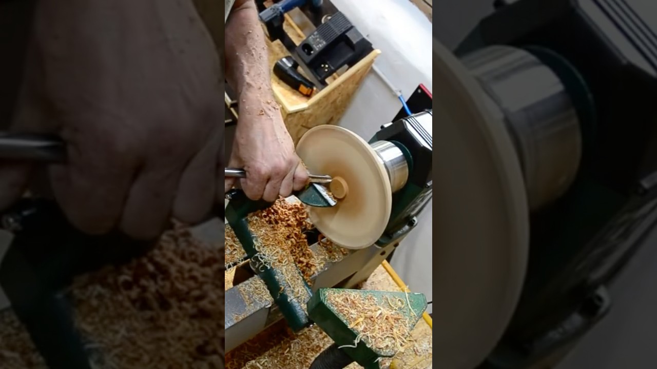 ❤️ Pflaume oval #shorts #wood #woodworking #drechseln #woodturning