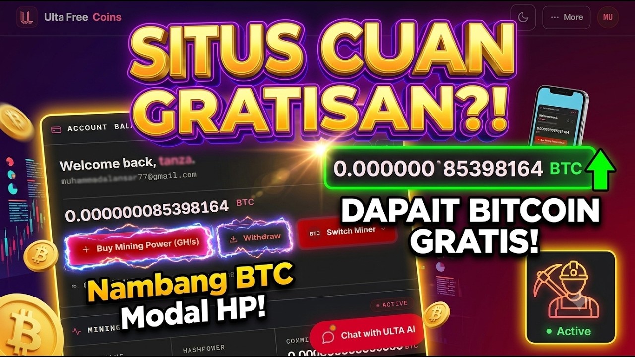 TERBARU FREE MINING LEGIT 2026 ULTRA FREE COIN