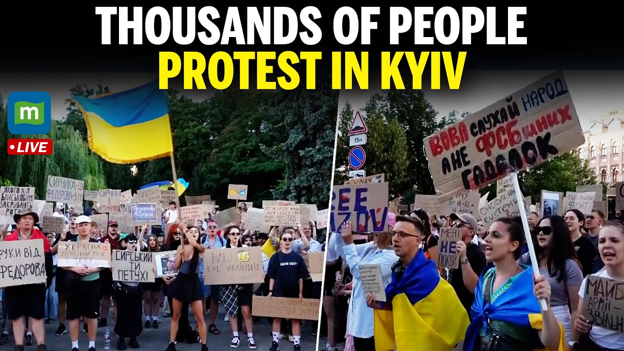 🔴 LIVE: Thousands Protest in Kyiv for Third Day Amid Ukraine Defense Reshuffle | N18G