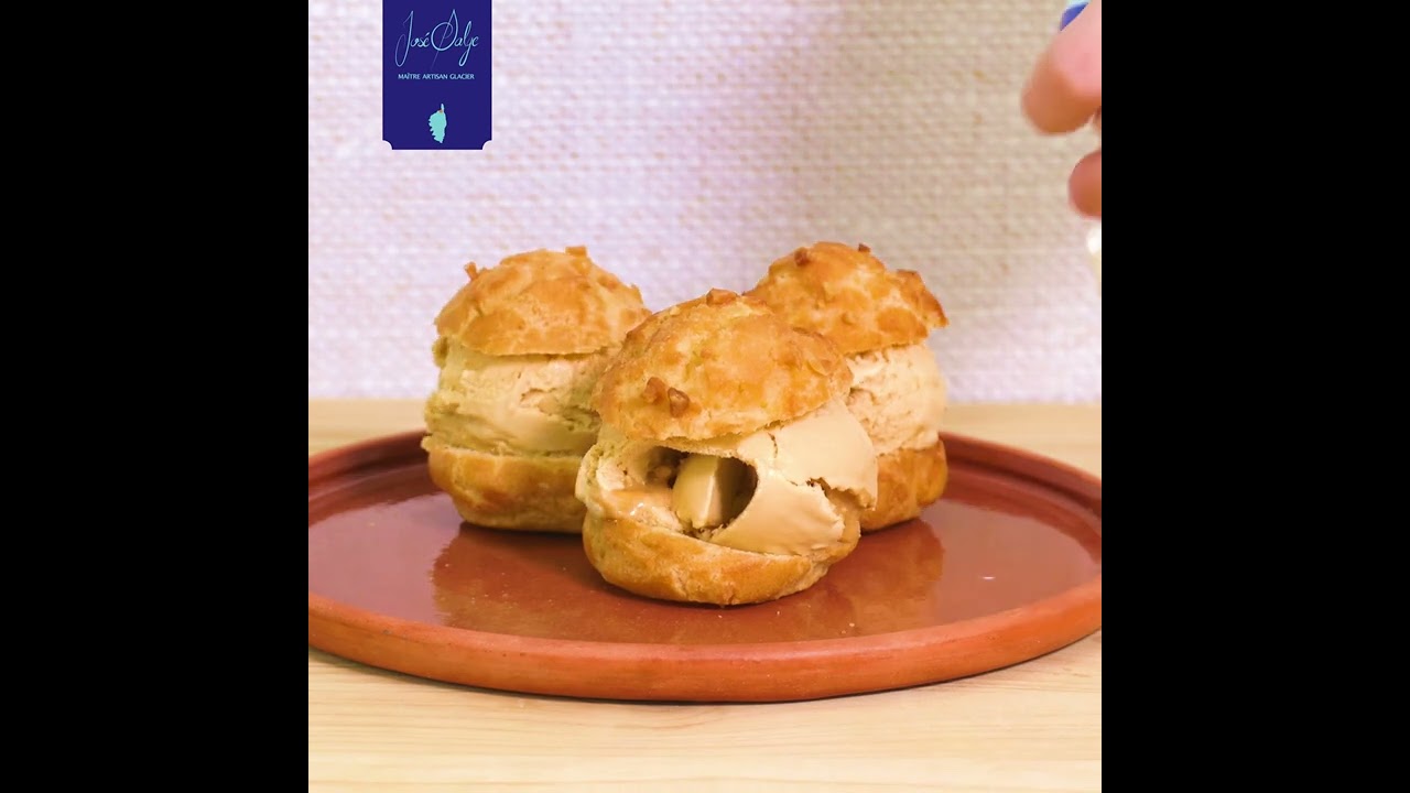 Idée recette I Profiterole Caramel au Beurre salé - Glace Corse