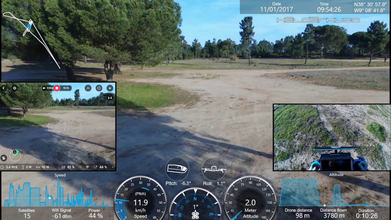 Testing Parrot Bebop 2 Drone 4000mah Battery