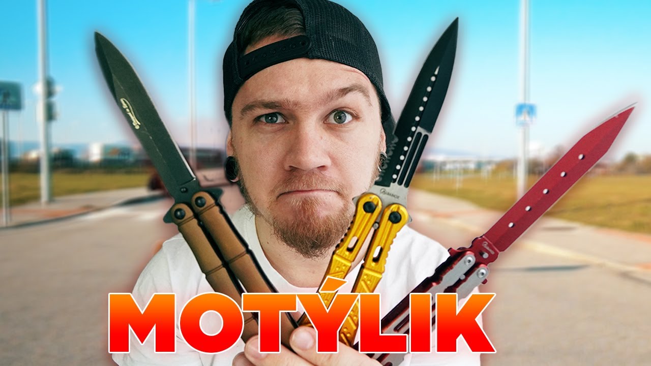 MOTÝLIK - Môj najlepší Skill Toy - Balisong *nebezpečné*