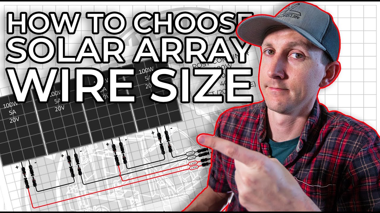 How to Choose Solar Panel Wire Size in a DIY Camper Electrical System
