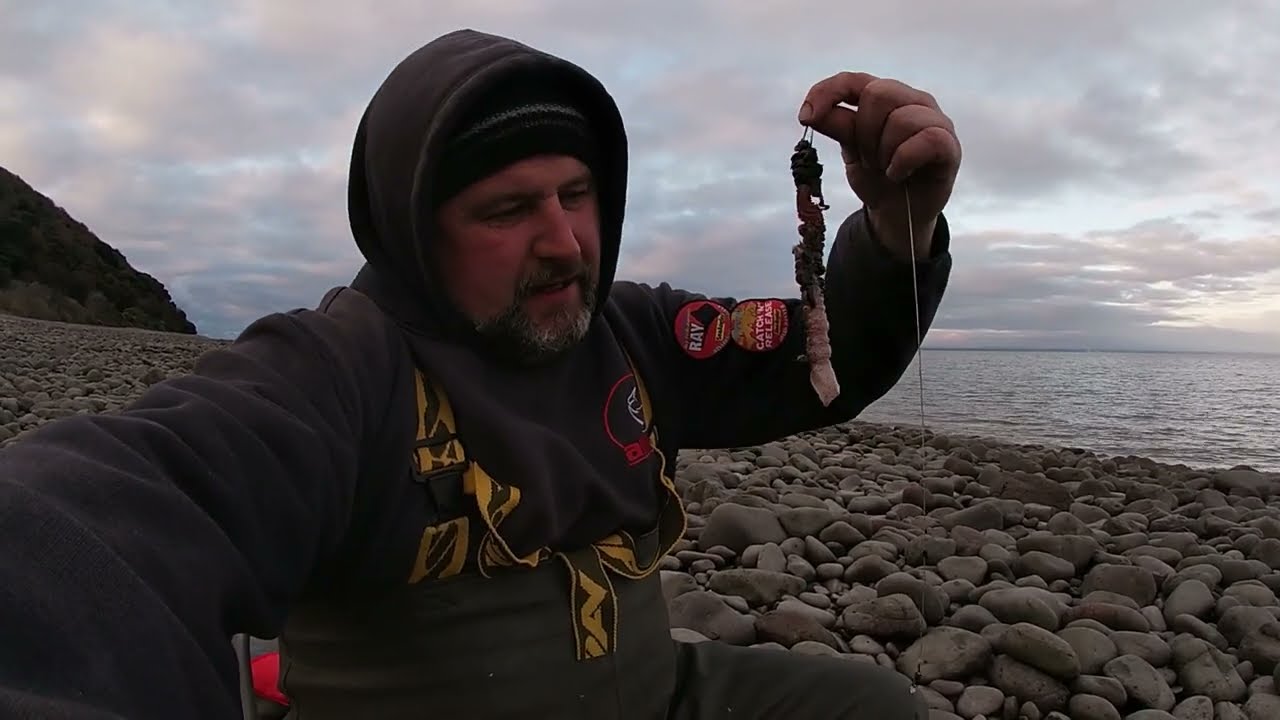 Anniversary Fishing, Gasworks Beach Minehead in the Bristol Channel