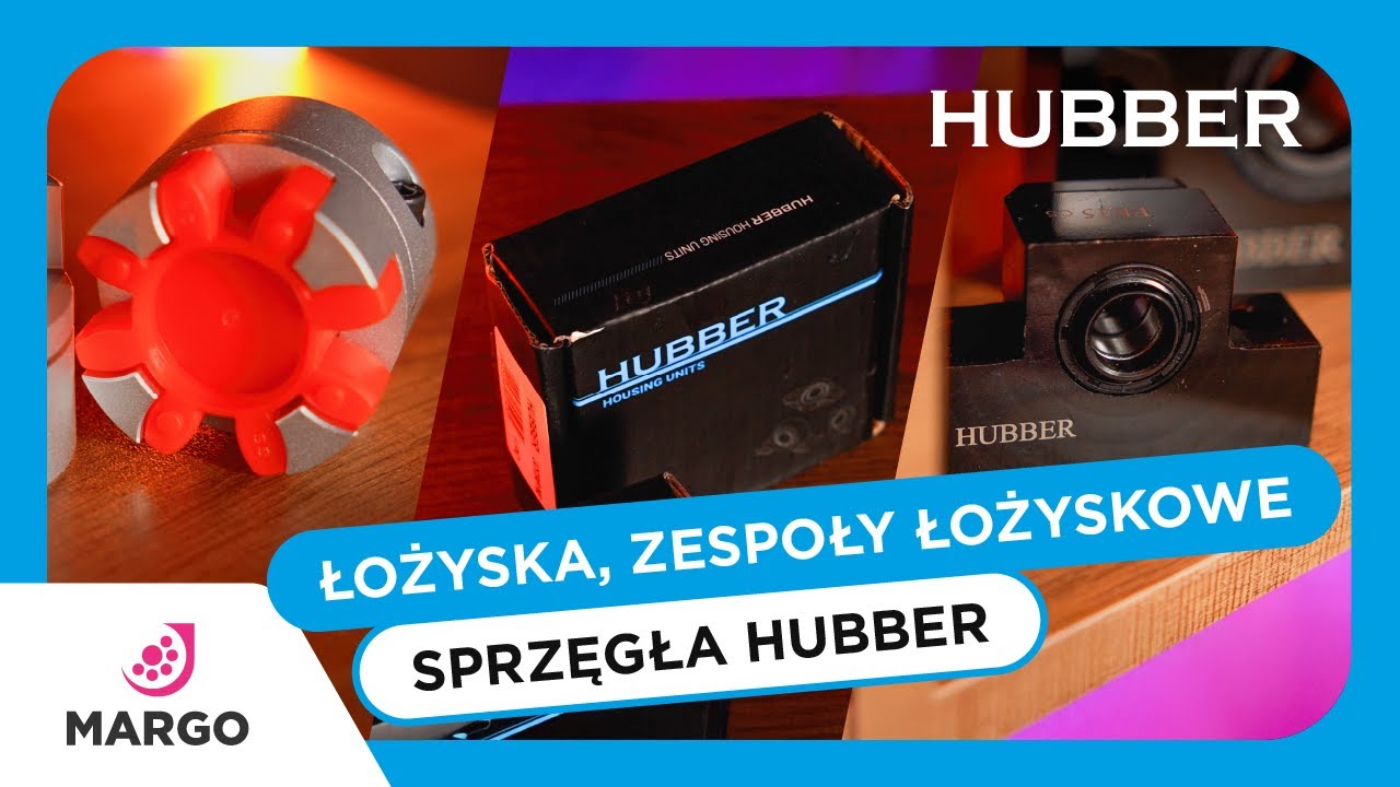 Łożyska, zespoły łożyskowe, sprzęgła HUBBER