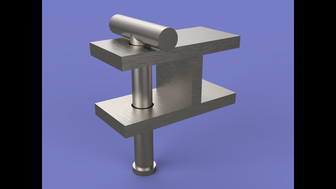 Solidworks Practice || How to Design Trolley Towing Hook in Solidworks