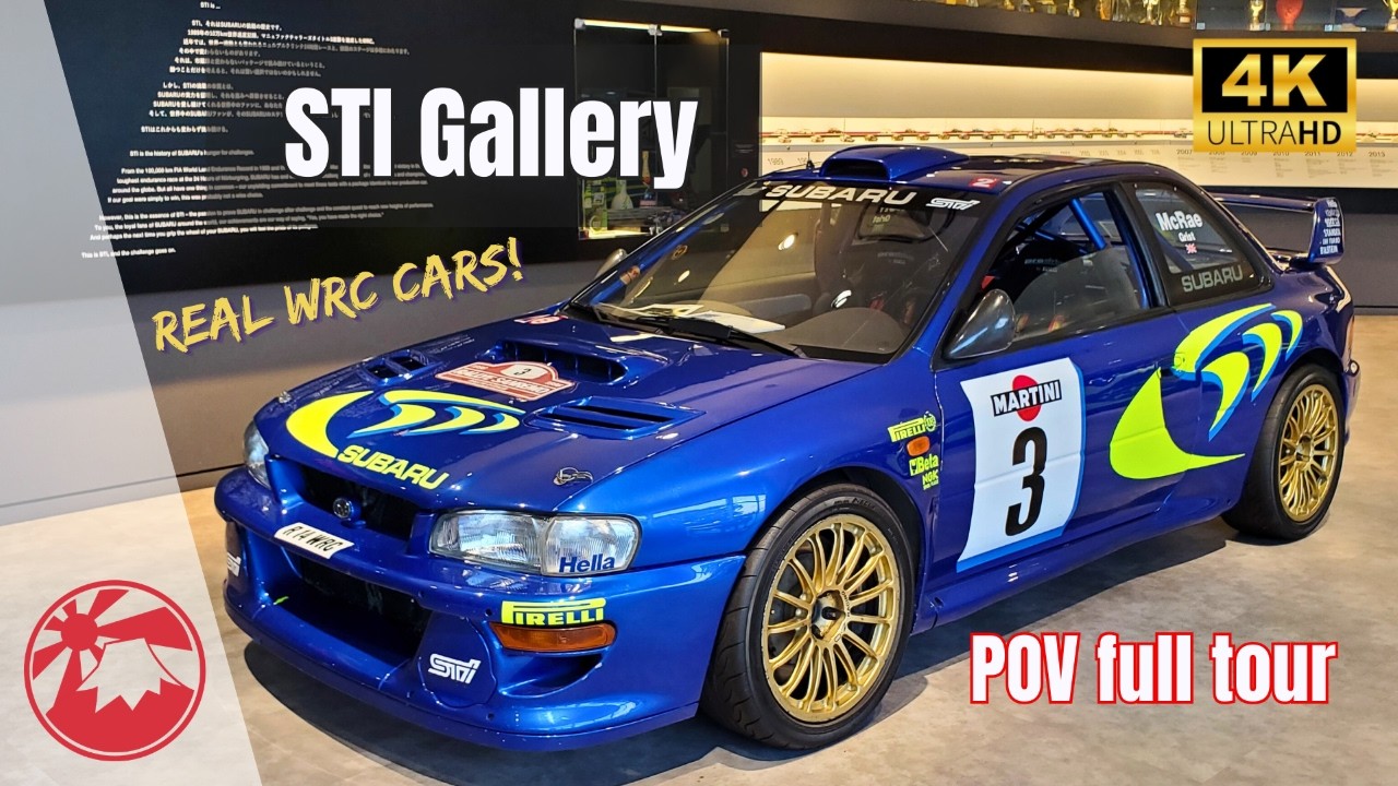 4K POV STI Gallery, Mitaka Tokyo : Subaru 22B, Nurburgring 24hr Challenge Cars, and real WRC Cars!