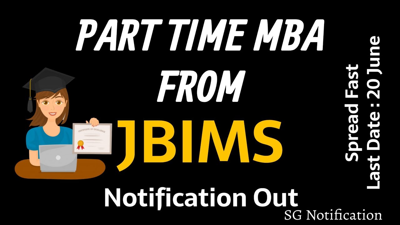 Part Time MBA from JBIMS,Mumbai | Notification Out