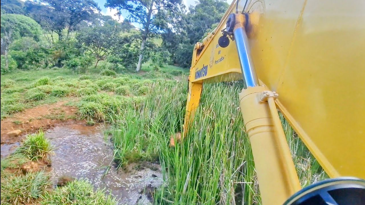 LAGOA, FIQUEI COM MEDO DA MÁQUINA ATOLAR. 