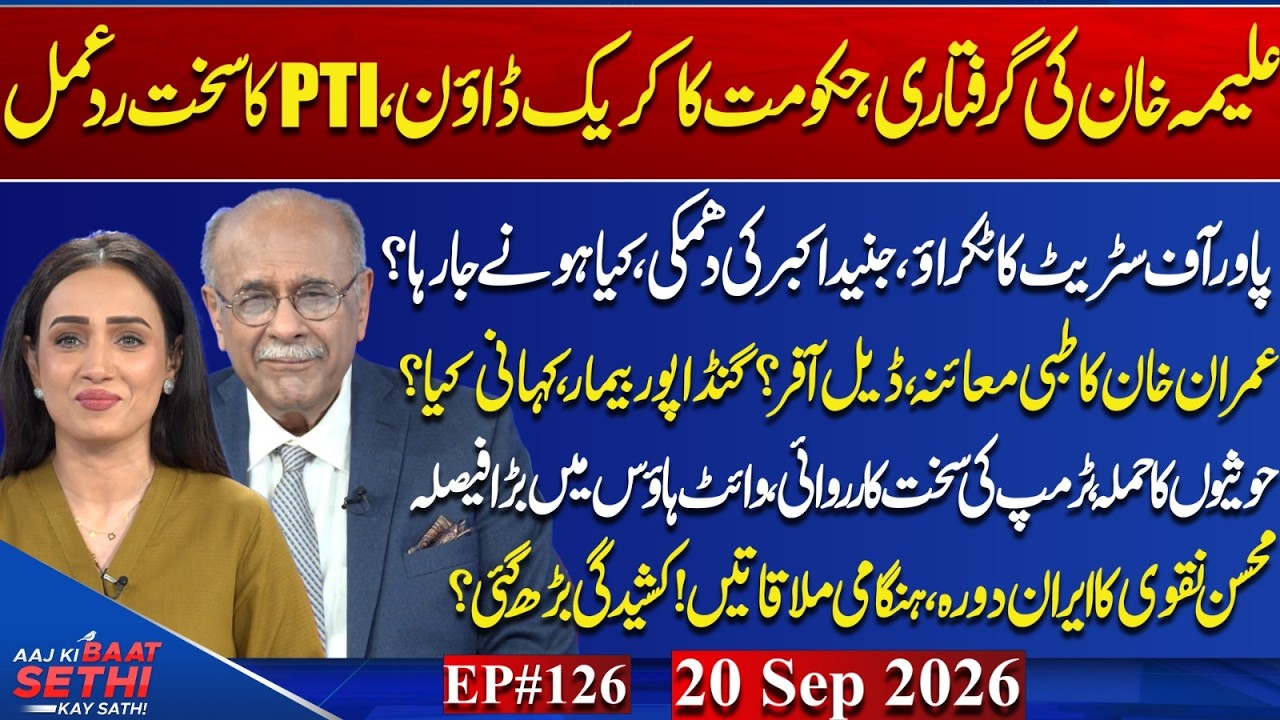 Street Power vs State Power\Trump&rsquo;s Iran Dilemma\Saudi-Houthi conflict\World War III? Najam Sethi