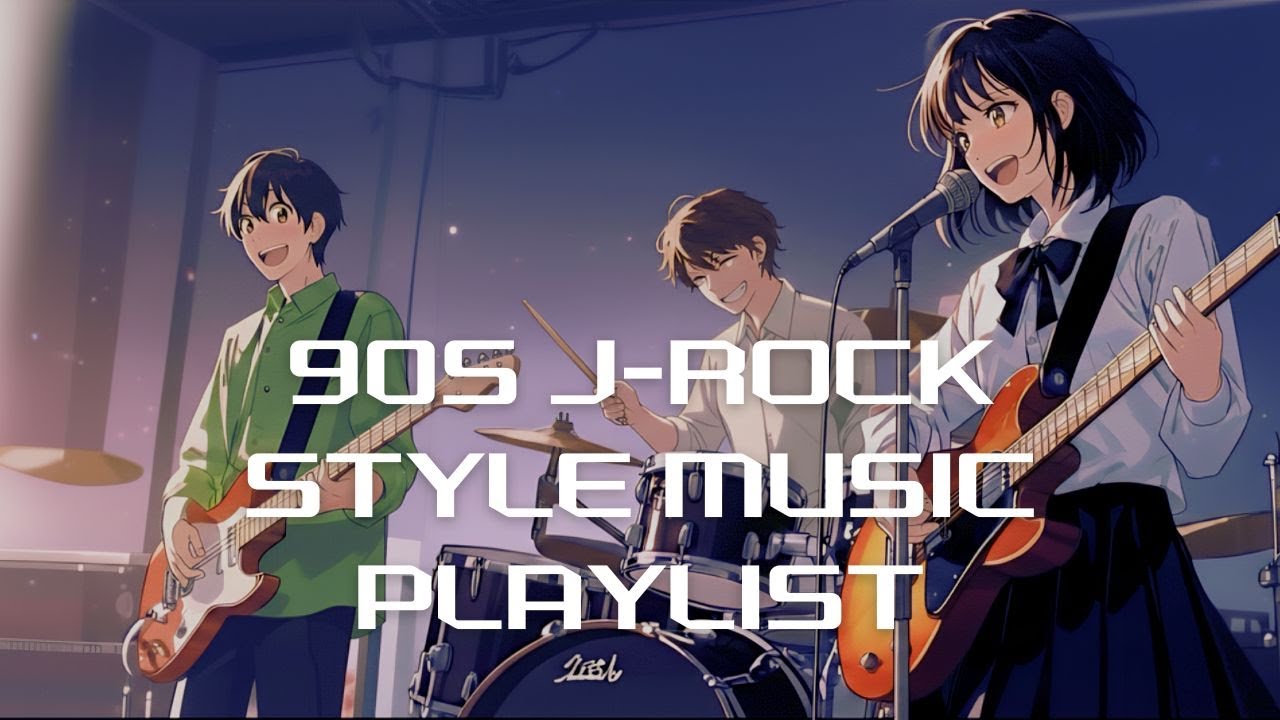 90년대 J-Rock 스타일 플레이리스트 | 90sJ-Rock Anime Style Playlist | 35 Min