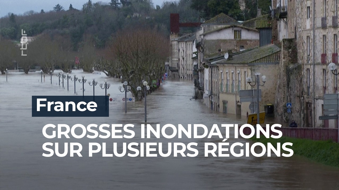 France : vigilance majeure pour les inondations et la neige - RTBF Info