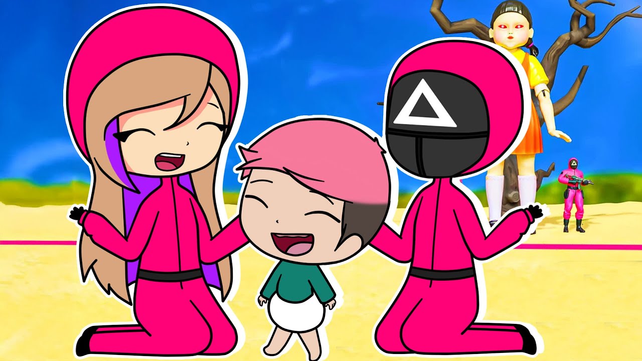 ME ADOPTA una FAMILIA de GUARDIAS en el JUEGO del CALAMAR 😍 Roblox