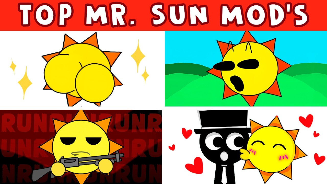 TOP MR. SUN MOD's - All Incredibox Sprunki Version