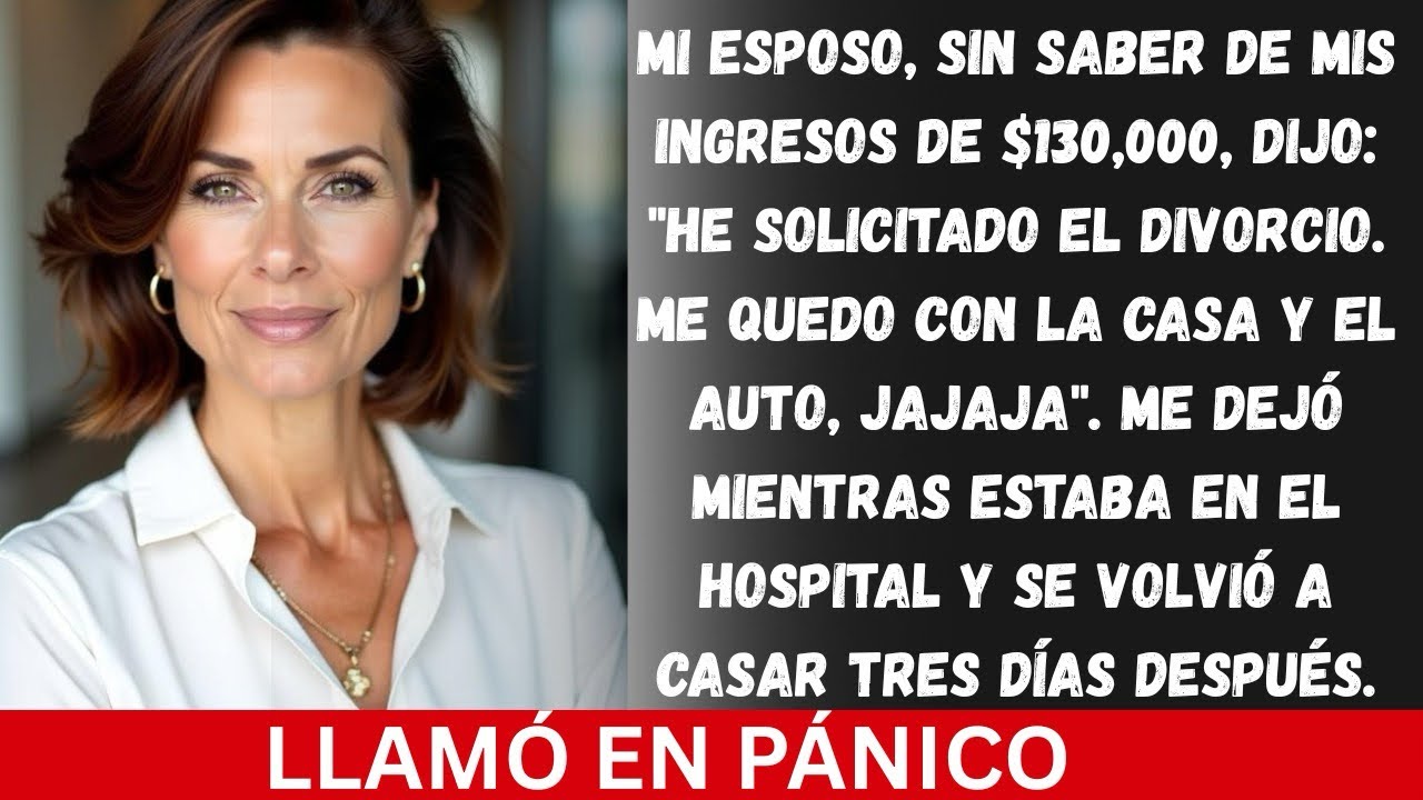 marido no sabía que ganaba 130,000 dólares al año se divorció de mí mientras estaba en el hospital 