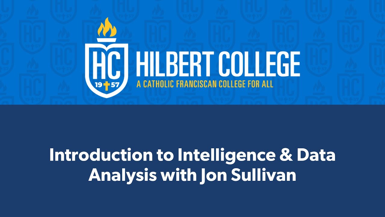 Introduction to Intelligence & Data Analysis with Hilbert's Jon Sullivan