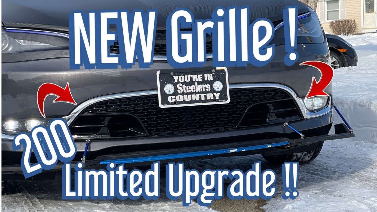 Grille Upgrade ! | Gen 2 Chrysler 200 | Easy ! | Clean Look !