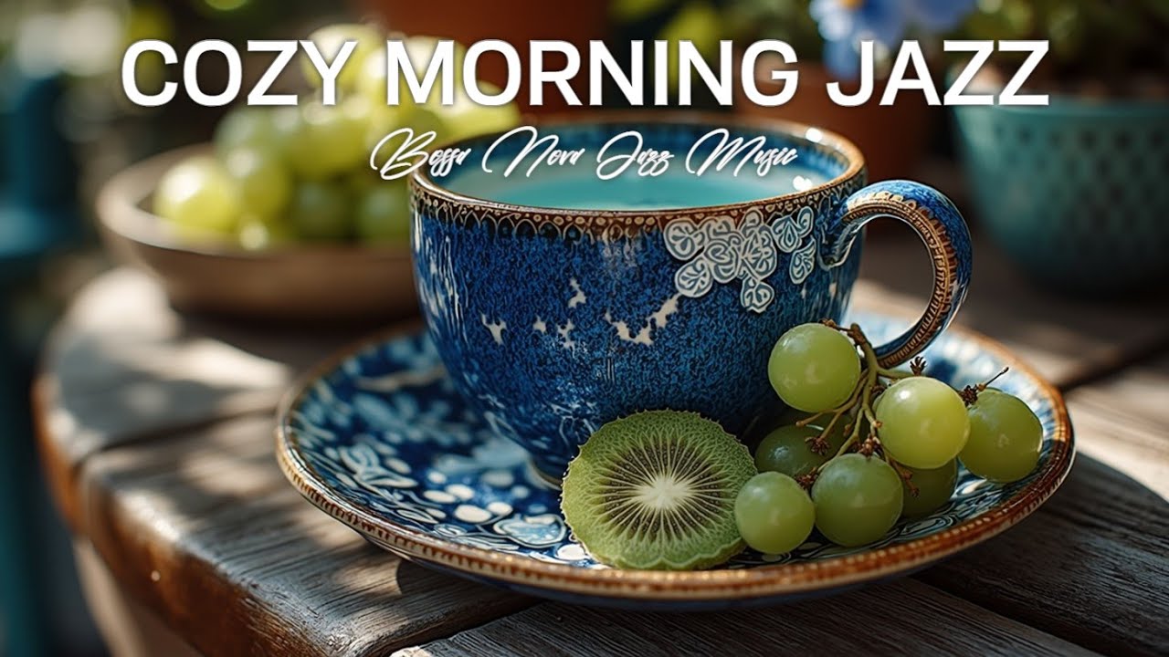 Happy Jazz Cafe Music for Cozy Morning Vibes ~ Плавная инструментальная босса-нова и учеба