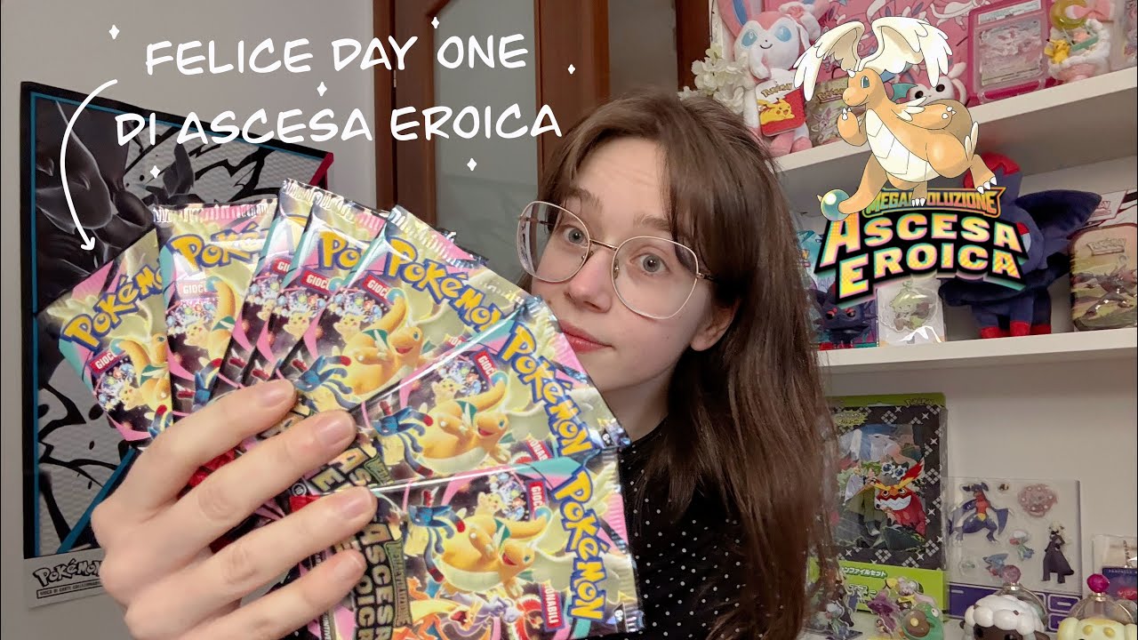 ♡  Felice DAY ONE di ASCESA EROICA, spacchettiamo insieme il NUOVO set POKÉMON