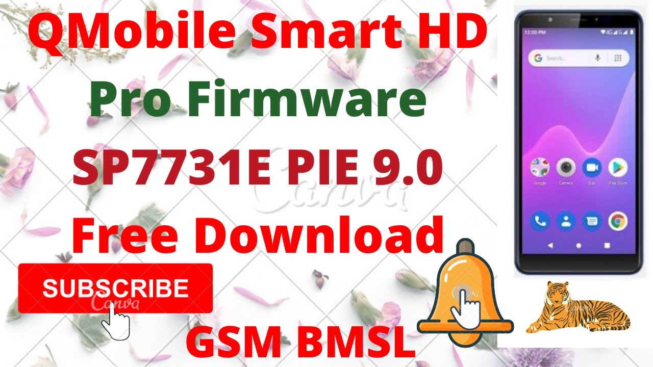 QMobile Smart HD Pro Firmware SP7731E PIE 9.0 Free Download
