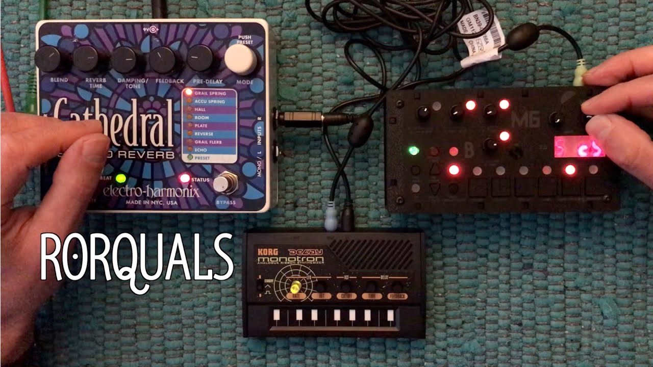 RORQUALS - Bastl MicroGranny, Korg Monotron Delay, Electro Harmonix Cathedral Reverb, Ambient/Noise