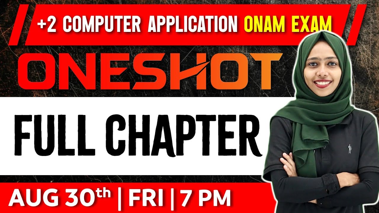 +2 Computer Application | Full ChapterS | Onshot | Exam Winner Plus 2