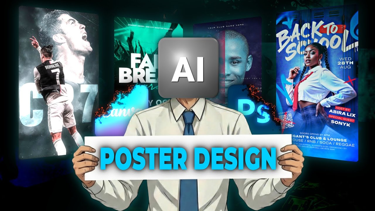 How to create poster with ai |This AI Prompt Can Replace Canva & Photoshop 🤯 (Poster Design)