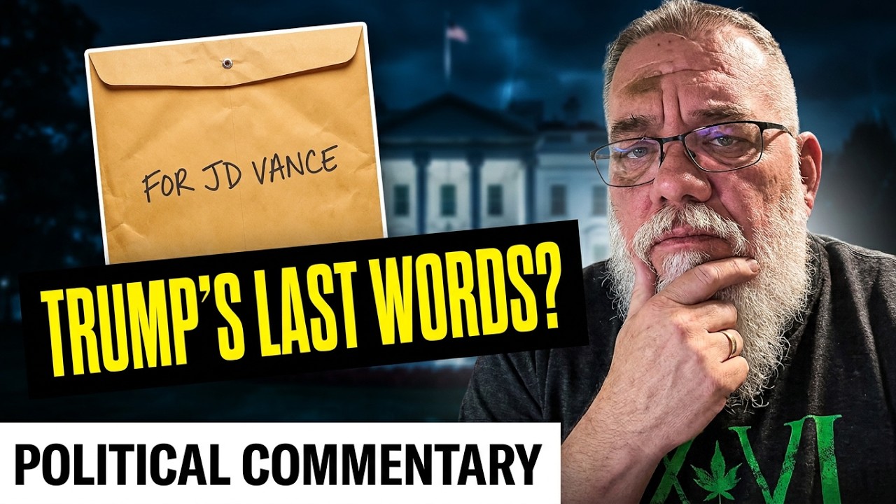 Trump Left A Letter Telling JD Vance To Bomb Iran If He Dies