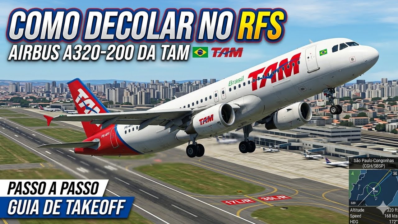 Como decolar um avião no rfs 