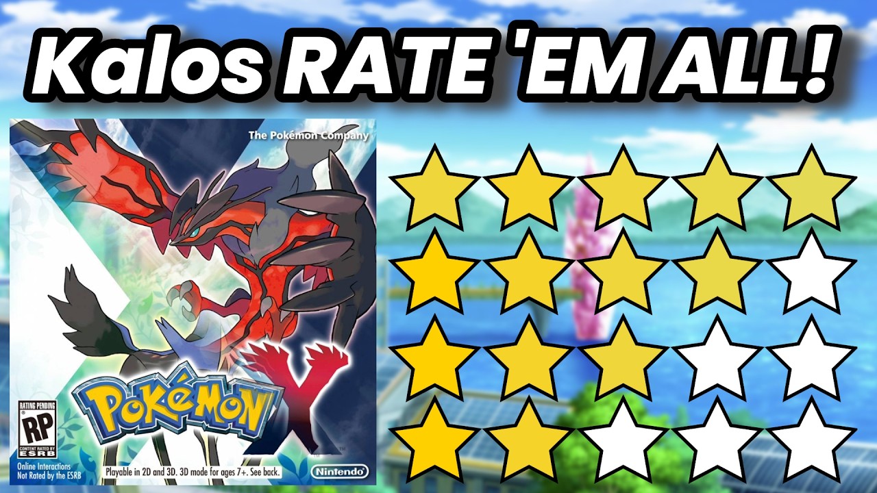 EVERY KALOS Pok&eacute;mon! RATE 'EM ALL Compilation!