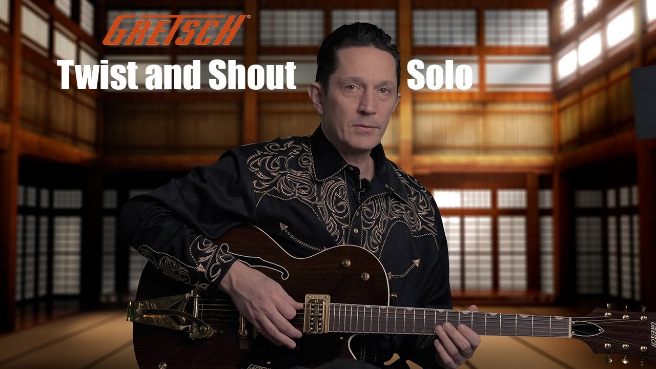 Chris Bergstrom - Twist and Shout Solo Lead with 1 Guitar