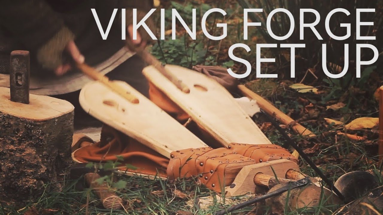 Build a VIKING Forge | Viking Blacksmith part 2 - Viking Crafts (Ep. 9)