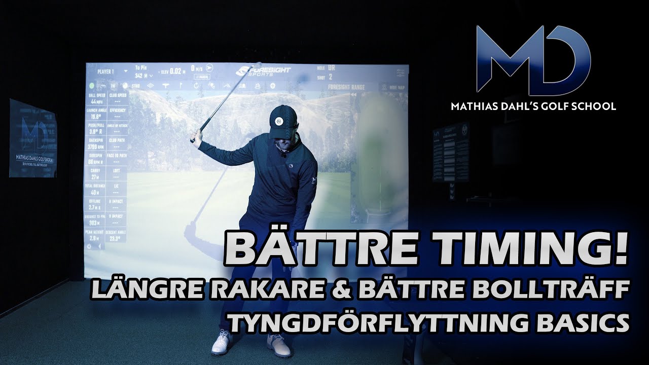 Slå längre med bättre timing | Tyngdförflyttning 101