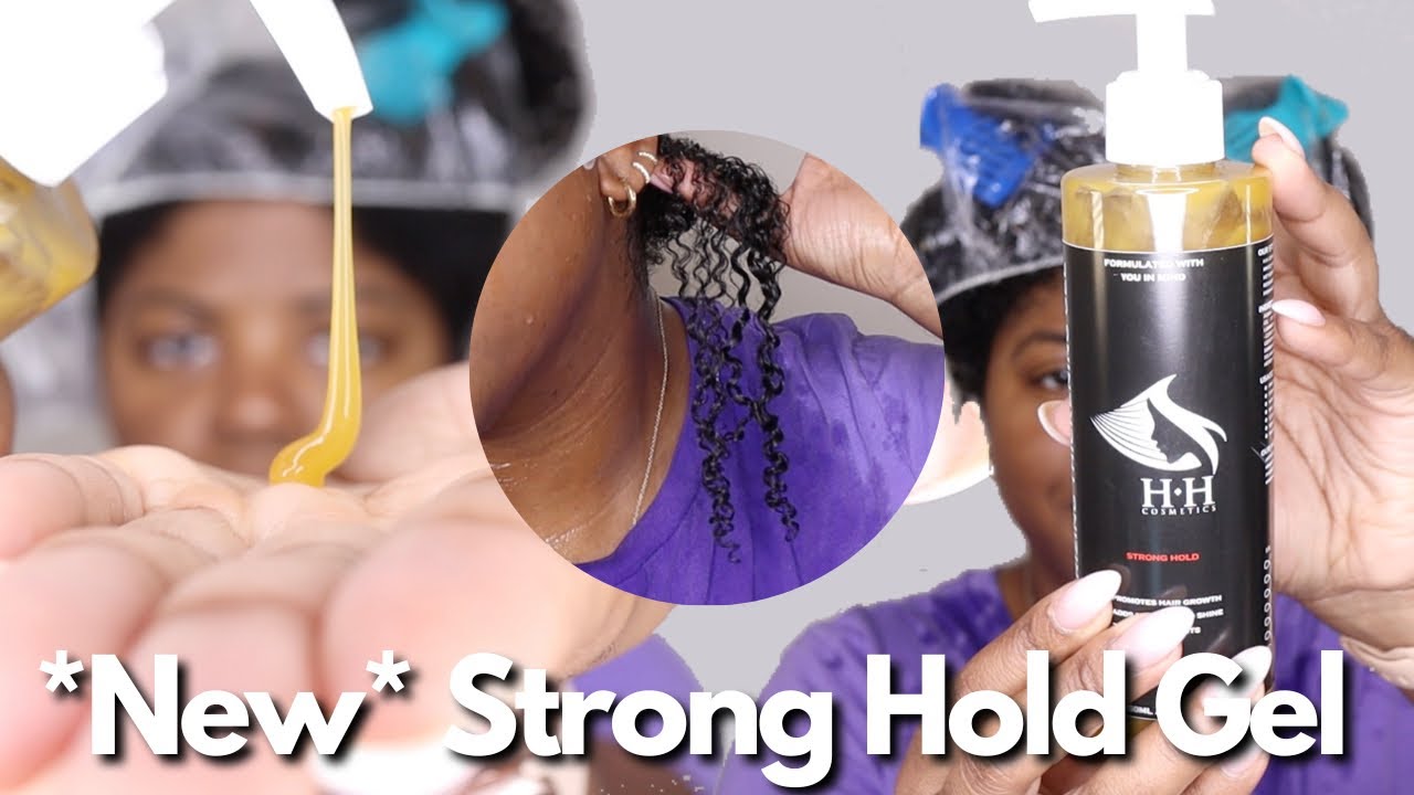 Trying Out the *NEW* Strong Hold Gel from H.H Cosmetics| Type 4 Hair