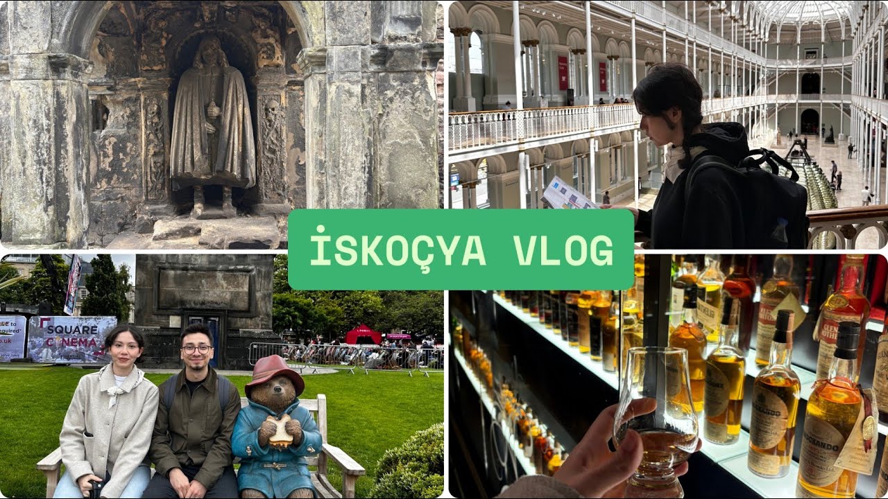 Edinburgh Vlog📍: Yeme, içme, müzeler